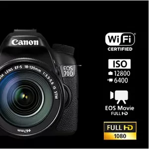 Продам Canon EOS 70D Kit 18-135 mm WI-FI СРОЧНО