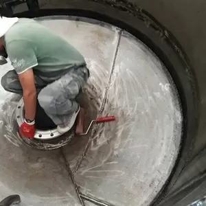 Футеровка поверхностей технологического оборудования