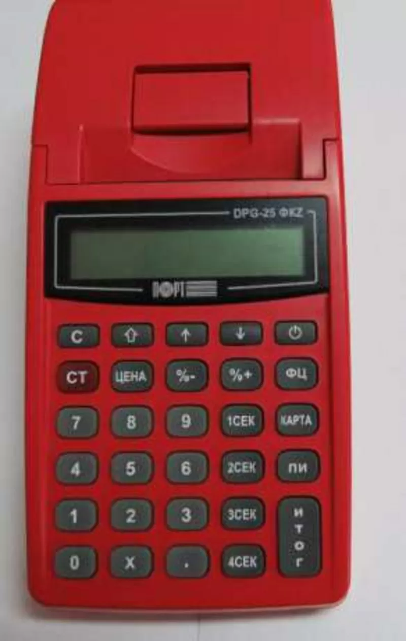 Кассовый аппарат ПОРТ DPG-25ФКZ (цвет красный)