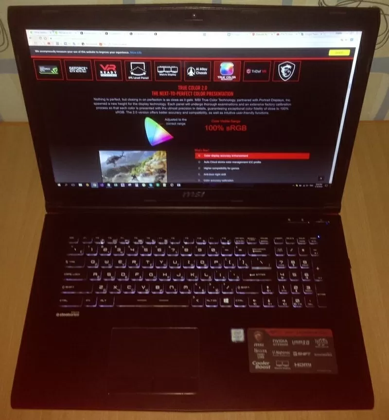 Игровой ноутбук MSI GP72