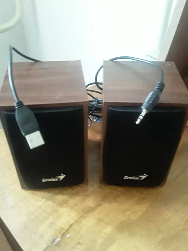 Продам компьютерные 2 звуковые колонки Genius .  В отличном состоянии  Ц. 5 000 тг. Т.      +77055274583