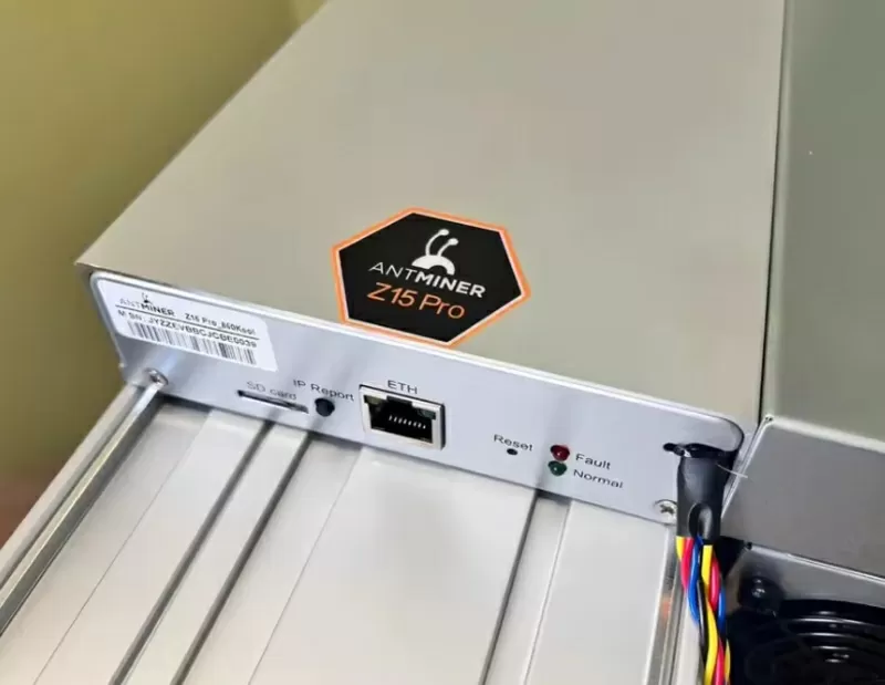 Zcash miner Bitmain Antminer Z15 Pro 840k 4999usdt 2